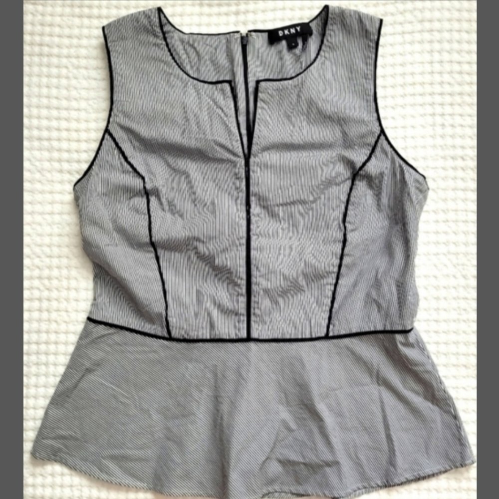 DKNY Peplum Top size small